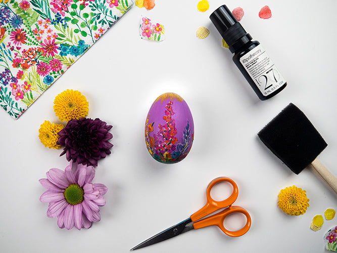 Easter With Purpose: How to Decoupage Easter Eggs
